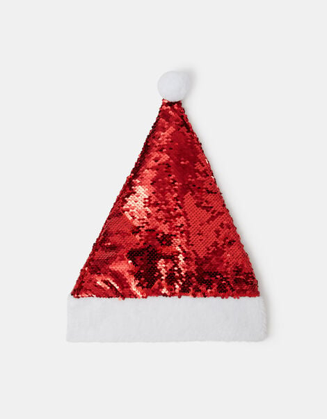 Christmas Sequin Santa Hat, , large