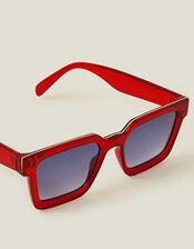 Crystal Flat Top Sunglasses, , large