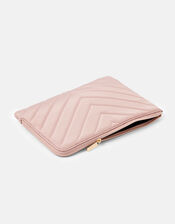 Quilted Nylon Laptop Case, Nude (NUDE), large