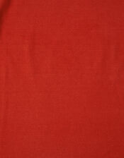 Super Soft Plain Blanket Scarf, Orange (ORANGE), large
