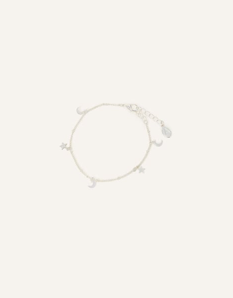 Stars and Moon Bracelet, Silver (SILVER), large