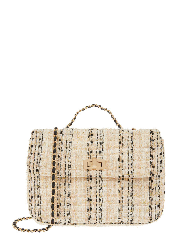 Ayda Boucle Cross-Body Bag, , large