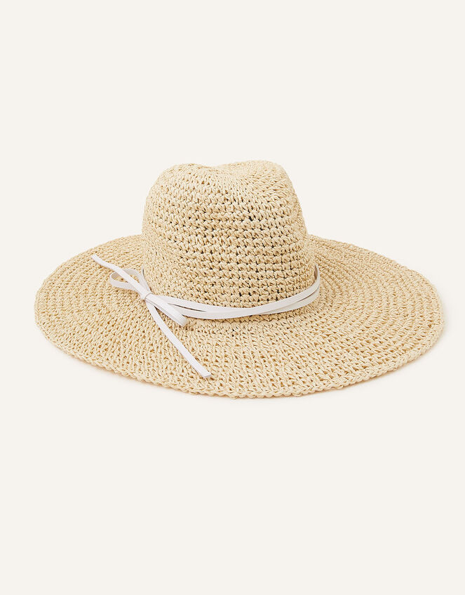 Fifi Fine Crochet Floppy Hat, , large