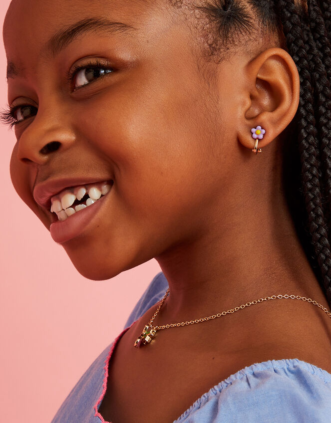 10-Pack Girls Fruit Clip-On Earrings, , large