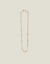 Long Beaded Rope Necklace, , large