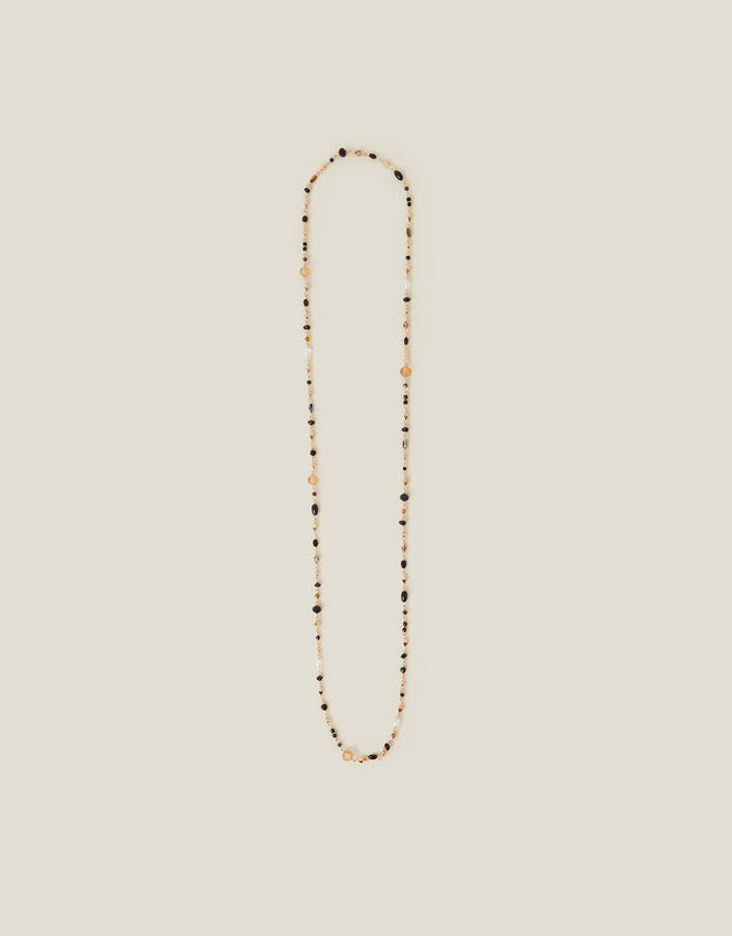 Long Beaded Rope Necklace, , large