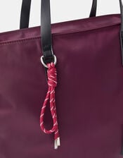 Harper Nylon Laptop Tote Bag, Red (BERRY), large