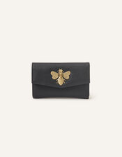 Bee Twist Lock Purse, Black (BLACK), large