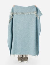 Tweedmill Tassel Throw in Pure Wool, Blue (BLUE), large