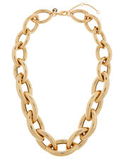 Gold-Plated Extra Chunky Chain Necklace, , large