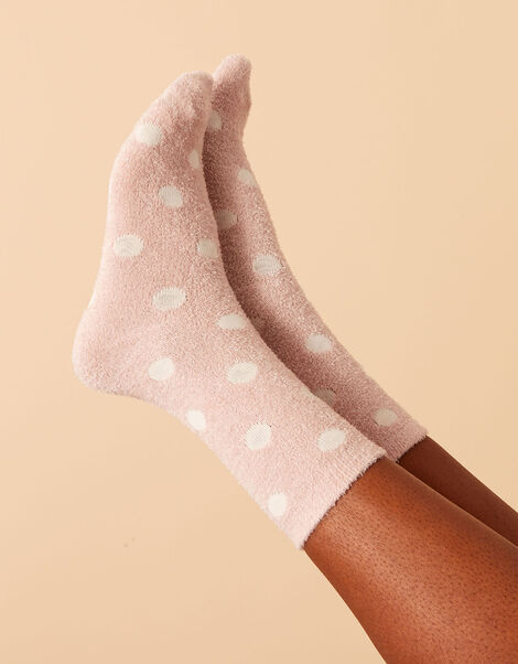 Spotty Cosy Socks, , large