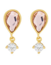 Vintage Rose Drop Earrings with  Swarovski® Crystals, , large
