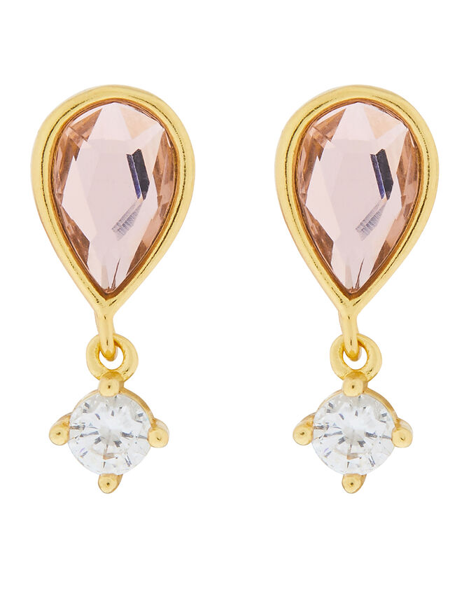 Vintage Rose Drop Earrings with  Swarovski® Crystals, , large
