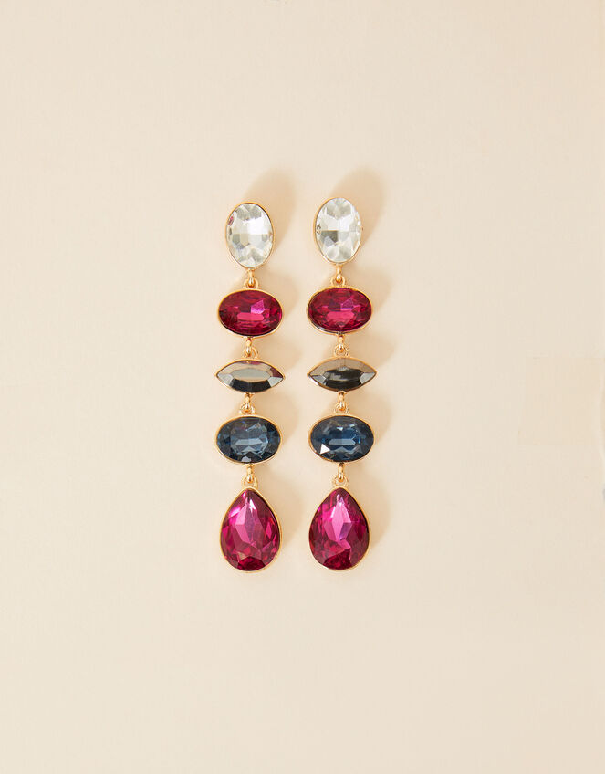 Eclectic Stone Statement Drop Earrings Drops Accessorize UK