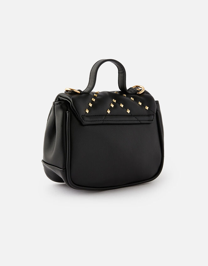 Studded Cross-Body Bag , Black (BLACK), large