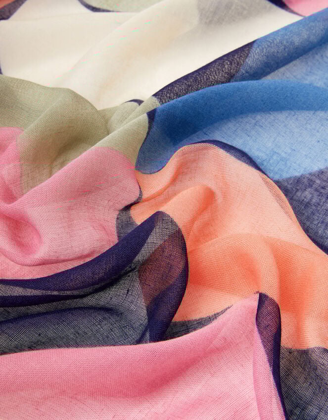 Lightweight Retro Spot Scarf, , large