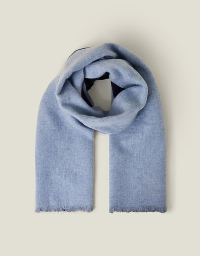 Two Tone Plain Blanket Scarf, , large