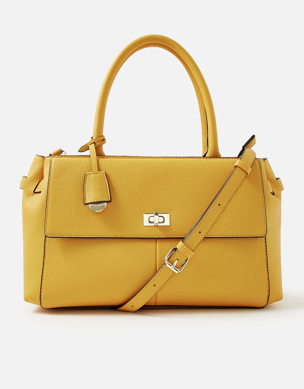 Sandra Grab Bag Yellow | Top handle bags | Accessorize Global