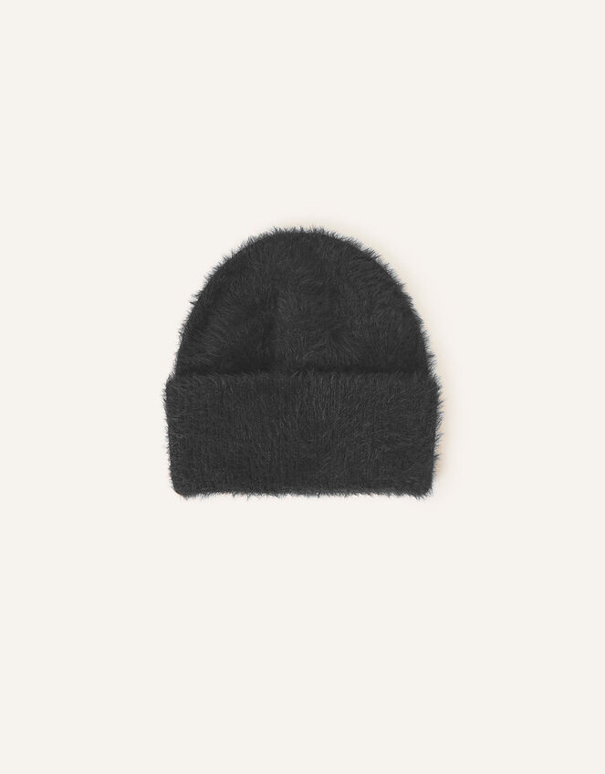Fuzzy Beanie Hat, , large