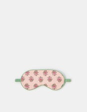 Floral Block Print Eye Mask, , large