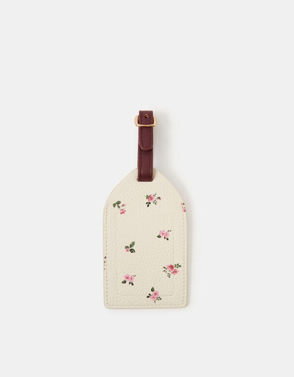 Floral Print Luggage Tag, , large