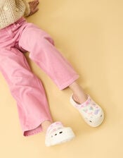 Girls Western Platform Clogs, Ivory (IVORY), large