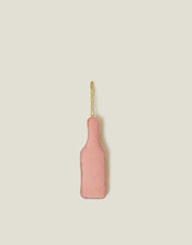 Embellished Rosé Bottle Hanging Decoration, , large