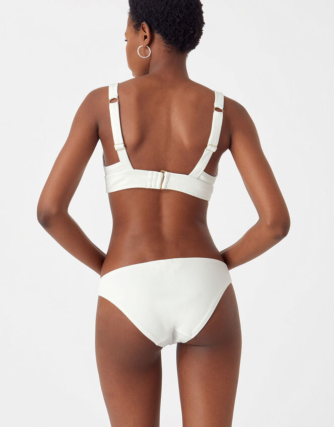 Spot Ring Bikini Bottoms, White (WHITE), large