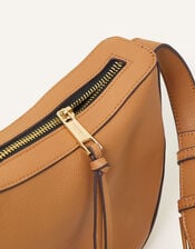 Scoop Cross-Body Bag, Tan (TAN), large