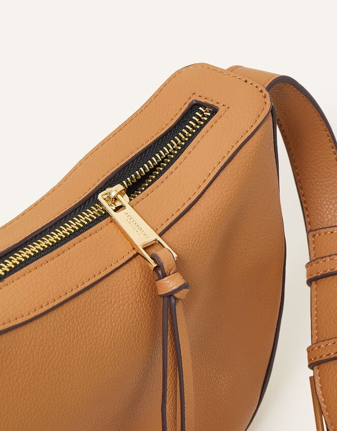 Scoop Cross-Body Bag, Tan (TAN), large