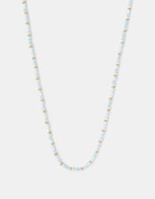 14ct Gold-Plated Bead Necklace, , large