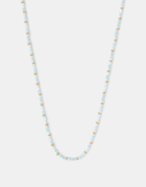 14ct Gold-Plated Bead Necklace, , large