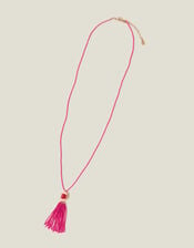 Seedbead Tassel Longline Necklace, , large