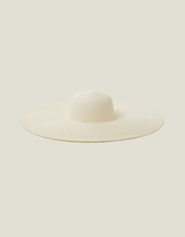 Extra Large Floppy Hat, White (WHITE), large