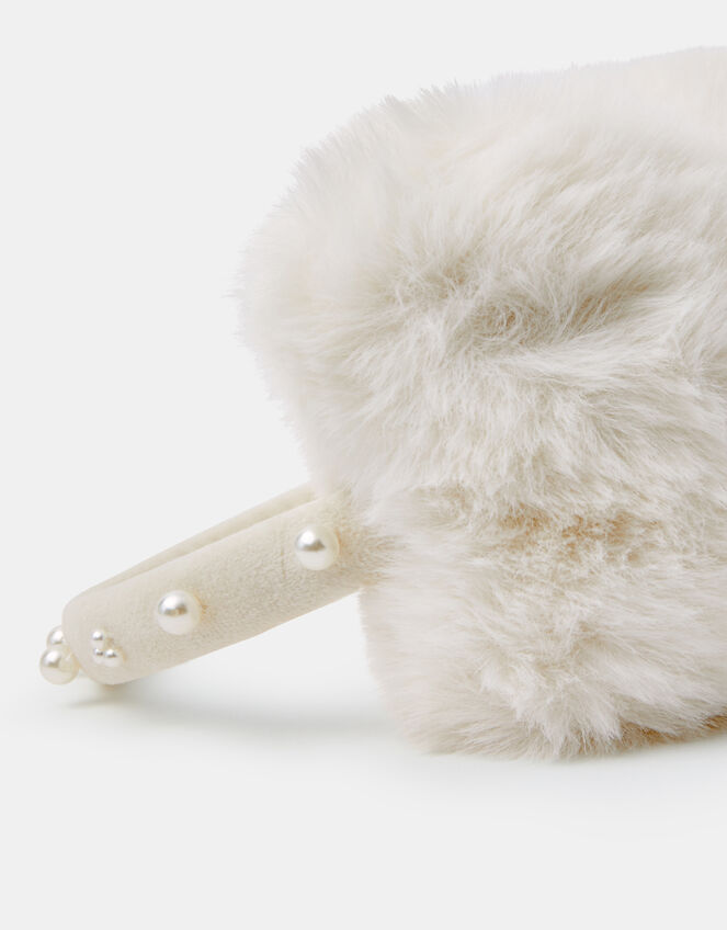 Girls Pearl Embellished Earmuffs, , large