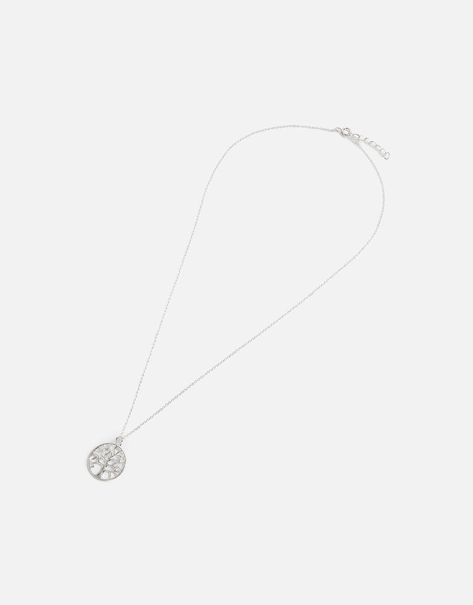 Sterling Silver Tree Of Life Pendant Necklace, , large