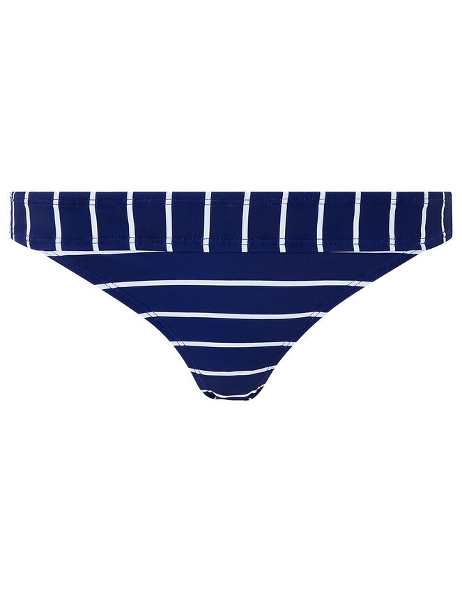 Striped Bikini Briefs, Blue (NAVY), large