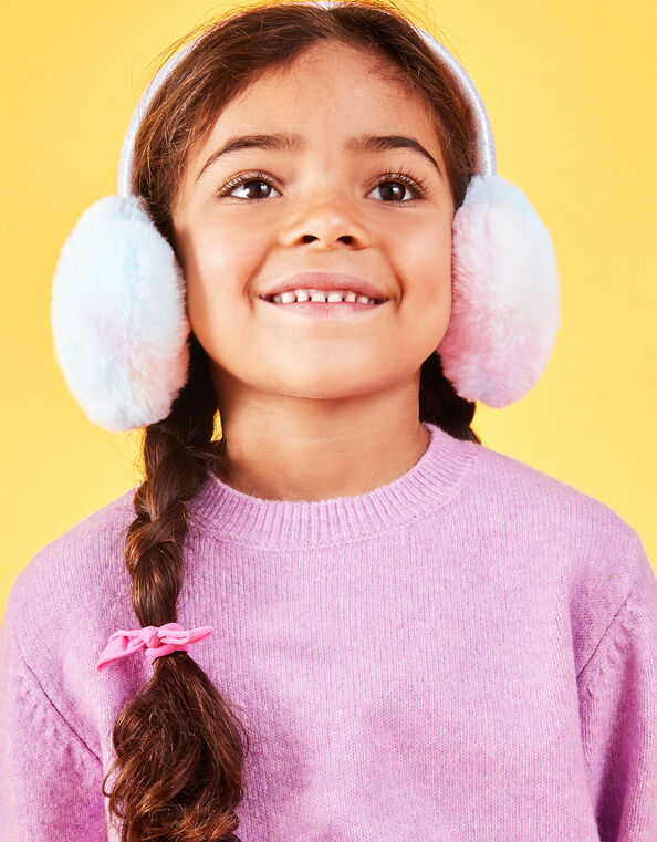 Cloud Faux Fur Fluffy Earmuffs, , large