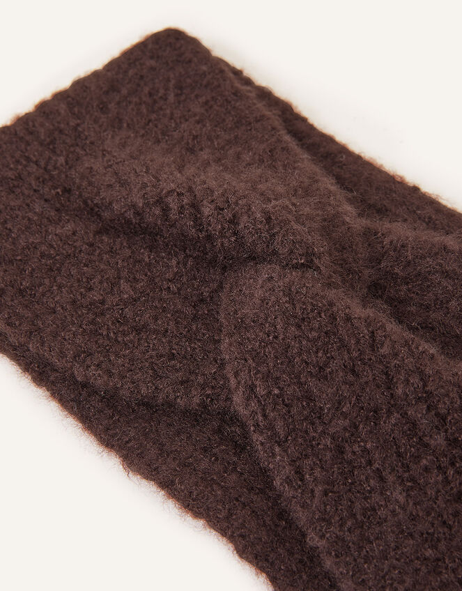 Soft Knit Bando, Brown (BROWN), large