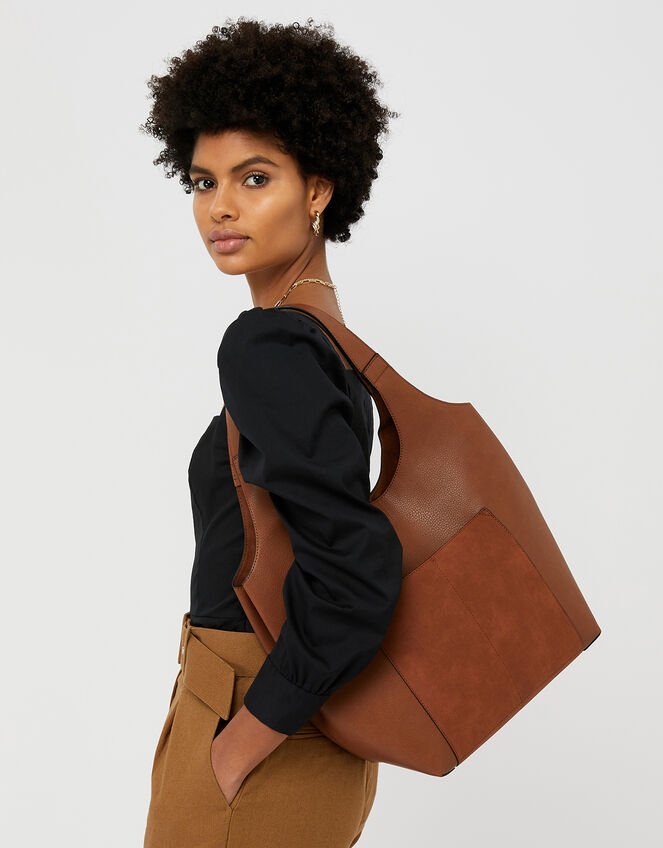 Kathy Tote Bag, Tan (TAN), large