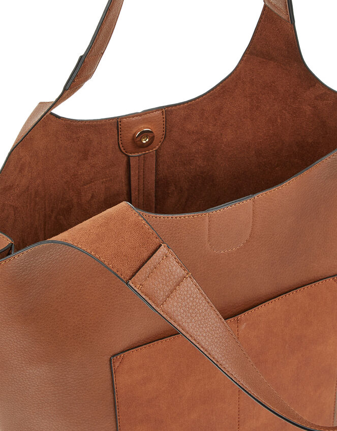 Kathy Tote Bag, Tan (TAN), large