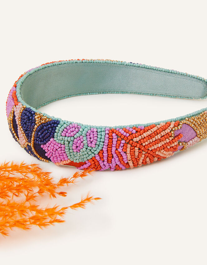 Beaded Sundown Headband, , large