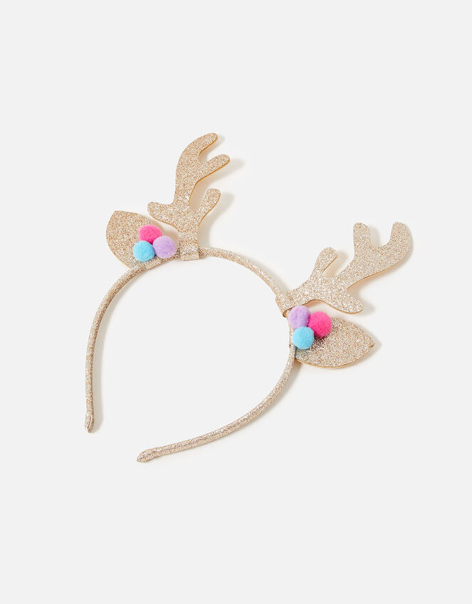 Reindeer Glitter Headband, , large