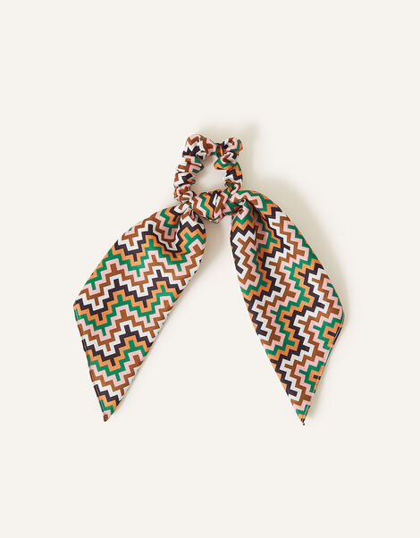 Print Scarf Scrunchie, , large