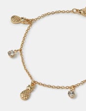 Pineapple Charm Station Bracelet, , large