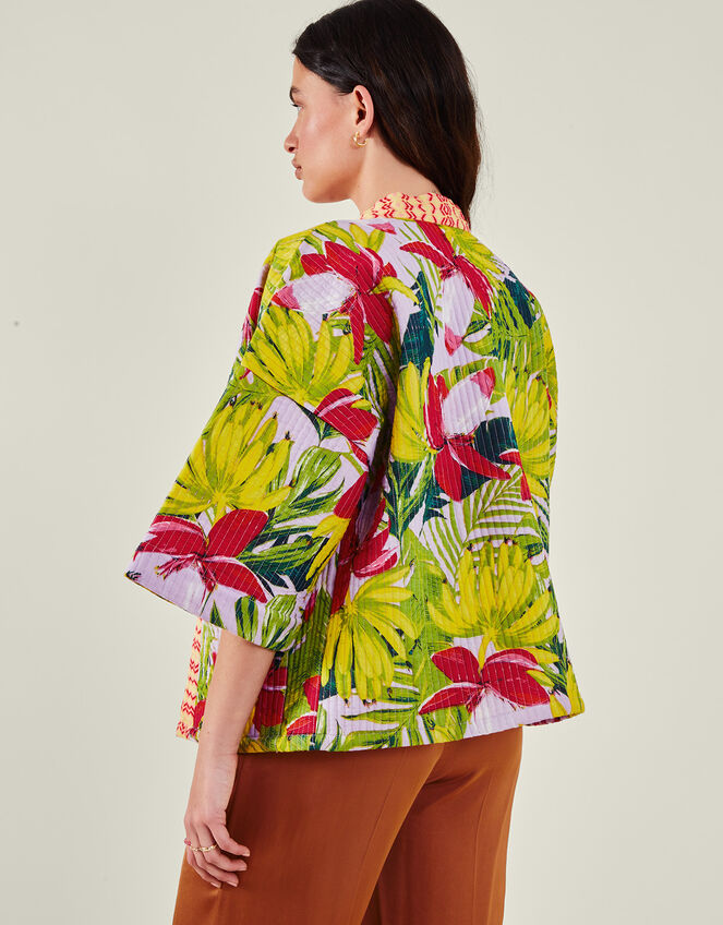 Fruity Quilted Jacket, Purple (PURPLE), large