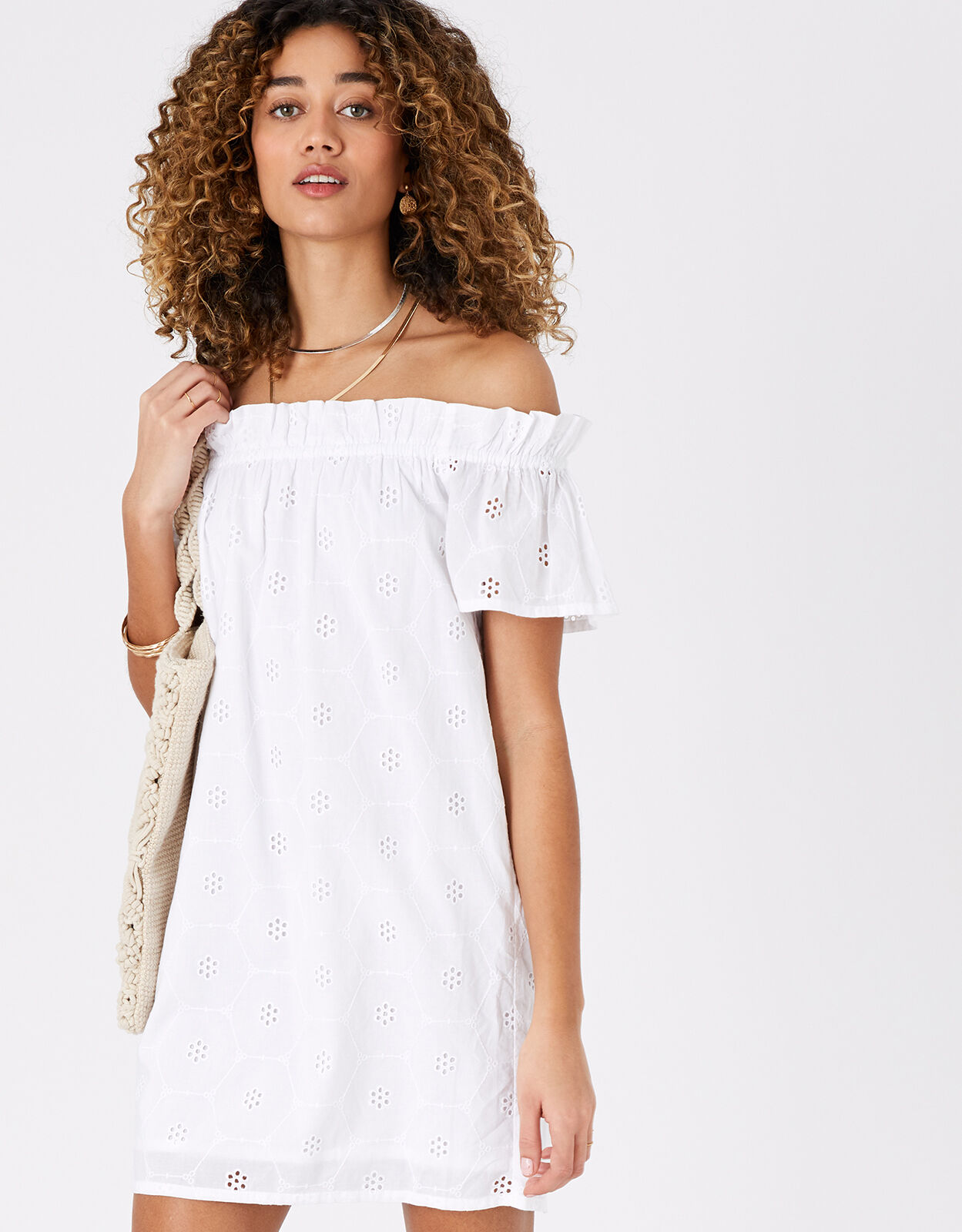 Holiday bardot dresses clearance
