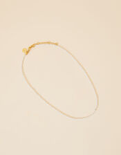14ct Gold Plated Rainbow Moonstone Beaded Necklace, , large
