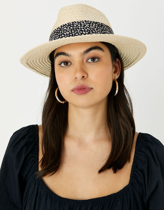 Arabella Animal Trilby Hat Natural Summer hats Accessorize UK