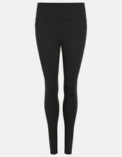 Full-Length Gym Leggings, Black (BLACK), large